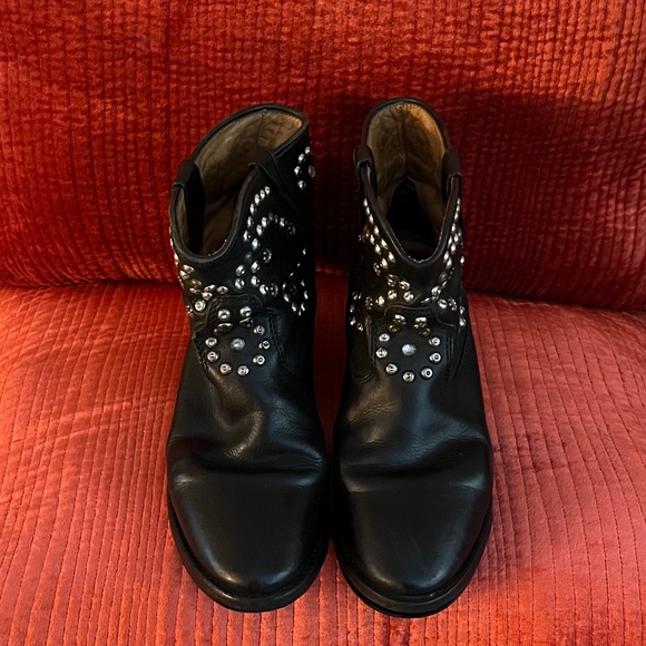 Isabel Marant Shoes - Isabel Marant Studded Cluster Black Leather